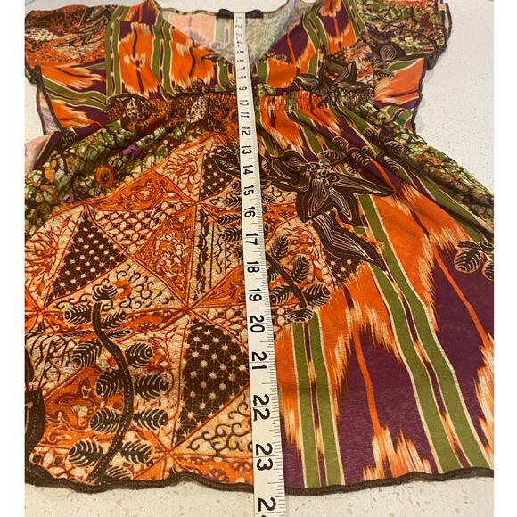 Almost Favors Women's Blouse Size Large Multicolor - Picture 3 of 4